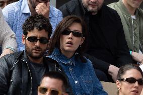 2025 French Open - Celebrities In Stand Day 15 NB