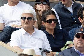 2025 French Open - Celebrities In Stand Day 15 NB