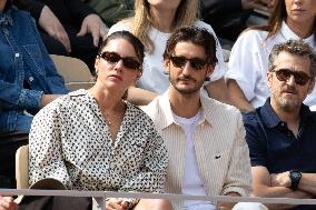 2025 French Open - Celebrities In Stand Day 15 NB
