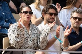2025 French Open - Celebrities In Stand Day 15 NB