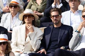 2025 French Open - Celebrities In Stand Day 15 NB