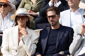 2025 French Open - Celebrities In Stand Day 15 NB