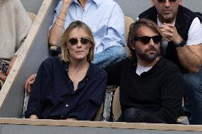 2025 French Open - Celebrities In Stand Day 15 NB