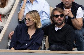 2025 French Open - Celebrities In Stand Day 15 NB