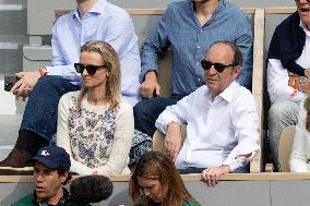 2025 French Open - Celebrities In Stand Day 15 NB