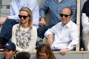 2025 French Open - Celebrities In Stand Day 15 NB