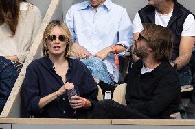 2025 French Open - Celebrities In Stand Day 15 NB