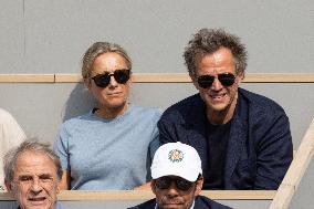 2025 French Open - Celebrities In Stand Day 15 NB