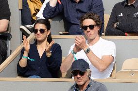 2025 French Open - Celebrities In Stand Day 15 NB