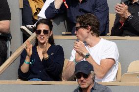 2025 French Open - Celebrities In Stand Day 15 NB