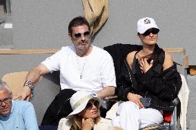 2025 French Open - Celebrities In Stand Day 15 NB