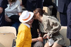 2025 French Open - Celebrities In Stand Day 15 NB