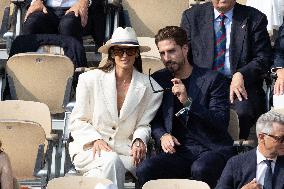 2025 French Open - Celebrities In Stand Day 15 NB