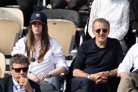 2025 French Open - Celebrities In Stand Day 15 NB