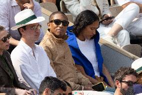 2025 French Open - Celebrities In Stand Day 15 NB