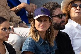 2025 French Open - Celebrities In Stand Day 15 NB