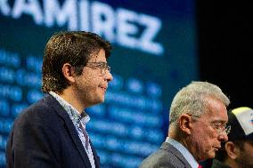 Miguel Uribe Turbay during Political Gathering