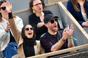 2025 French Open - Celebrities In Stand Day 15