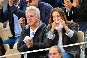 2025 French Open - Celebrities In Stand Day 15