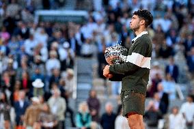 2025 French Open Mens Singles Final