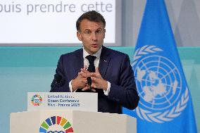Presentation of the European Ocean Pact UNOC3 - Nice