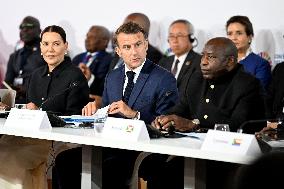 Macron and Princess Lalla Hasnaa Open Africa for the Ocean Panel at UNOC3 in Nice