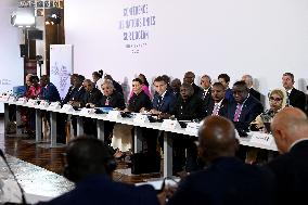 Macron and Princess Lalla Hasnaa Open Africa for the Ocean Panel at UNOC3 in Nice
