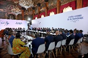 Macron and Princess Lalla Hasnaa Open Africa for the Ocean Panel at UNOC3 in Nice