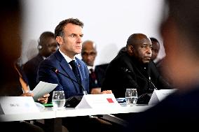 Macron and Princess Lalla Hasnaa Open Africa for the Ocean Panel at UNOC3 in Nice