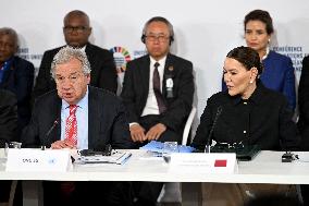 Macron and Princess Lalla Hasnaa Open Africa for the Ocean Panel at UNOC3 in Nice