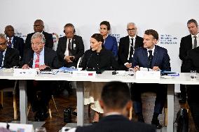 Macron and Princess Lalla Hasnaa Open Africa for the Ocean Panel at UNOC3 in Nice