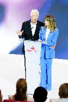 Queen Letizia Closes Euros de tu Nomina Event in Madrid