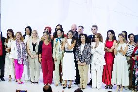 Queen Letizia Closes Euros de tu Nomina Event in Madrid