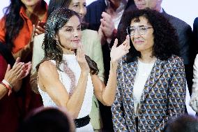 Queen Letizia Closes Euros de tu Nomina Event in Madrid