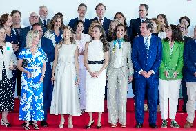 Queen Letizia Closes Euros de tu Nomina Event in Madrid