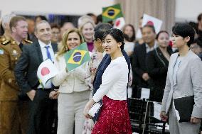 Japan's Princess Kako in Brazil