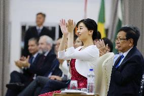 Japan's Princess Kako in Brazil