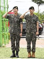 BTS members RM, V discharged from S. Korea military