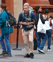 Liev Schreiber Out With Her Daughter - NYC