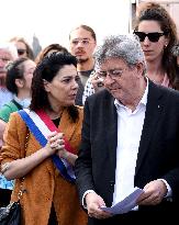 Pro-Palestinian Rally For Freedom Flotilla Madleen - Paris