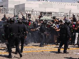 ICE Raids Spark Protest Riot - LA