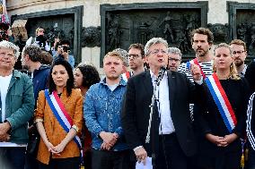 Pro-Palestinian Rally For Freedom Flotilla Madleen - Paris
