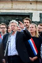 Pro-Palestinian Rally For Freedom Flotilla Madleen - Paris
