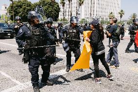 ICE Raids Spark Protest Riot - LA