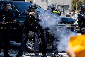 ICE Raids Spark Protest Riot - LA