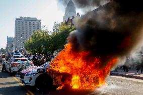 ICE Raids Spark Protest Riot - LA