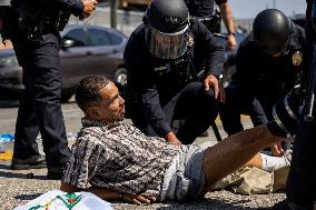 ICE Raids Spark Protest Riot - LA