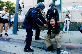 ICE Raids Spark Protest Riot - LA