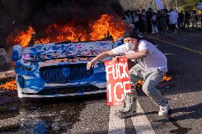 ICE Raids Spark Protest Riot - LA