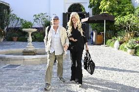 Michael Douglas Arrives at 71st Taormina Film Festival - Italy